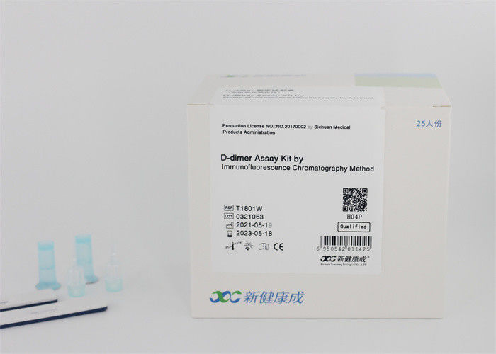 Care 5Mins Cardiac Marker Test Kit 10mg / L Punkt immunofluorescencji D Dimer Kit