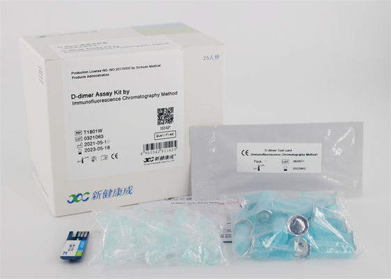 Zestaw testowy markerów sercowych 0,1 mg / l Immunofluorescencja D Dimer 5 minut