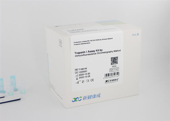 Zestaw testowy markerów sercowych krwi POCT 40ng / ML CE Analizator immunofluorescencyjny