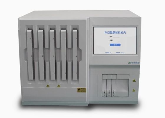 5-kanałowy w pełni zautomatyzowany analizator testów immunologicznych POCT Ilościowy fluorescencyjny